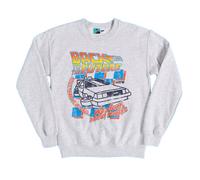 Back To The Future We Don´t Need Roads Sweatshirt in Grey | Size: 2XL Back To The Future Grey 2XL