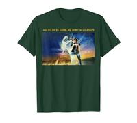Back to The Future Where We're Going We Don't Need Roads T-Shirt, Men, Dark Green, 3X-Large