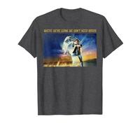 Back to The Future Where We're Going We Don't Need Roads T-Shirt, Men, Dark Heather Grey, 6X-Large
