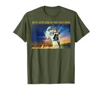 Back to The Future Where We're Going We Don't Need Roads T-Shirt, Men, Olive Green, X-Large