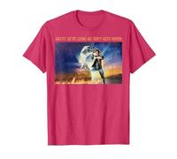 Back to The Future Where We're Going We Don't Need Roads T-Shirt, Men, Red Heather, Small
