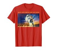 Back to The Future Where We're Going We Don't Need Roads T-Shirt, Men, Red, Medium