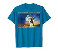 Back to The Future Where We're Going We Don't Need Roads T-Shirt, Men, Sapphire Blue, 3X-Large