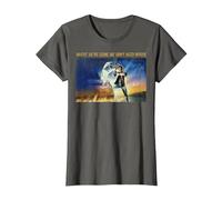 Back to The Future Where We're Going We Don't Need Roads T-Shirt, Women, Asphalt Grey, X-Large