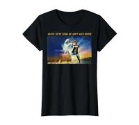 Back to The Future Where We're Going We Don't Need Roads T-Shirt, Women, Black, Medium