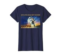 Back to The Future Where We're Going We Don't Need Roads T-Shirt, Women, Navy Blue, X-Small