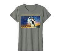 Back to The Future Where We're Going We Don't Need Roads T-Shirt, Women, Olive Heather, Small