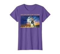 Back to The Future Where We're Going We Don't Need Roads T-Shirt, Women, Purple Heather, X-Small