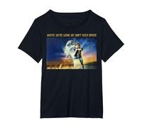 Back to The Future Where We're Going We Don't Need Roads T-Shirt, Women's Plus, Black, 4X