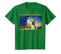 Back to The Future Where We're Going We Don't Need Roads T-Shirt, Youth, Kelly Green, X-Small