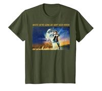 Back to The Future Where We're Going We Don't Need Roads T-Shirt, Youth, Olive Green, 2T