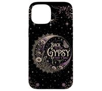 Back to the Gypsy That I Was Celestial Moon Boho Aesthetic Case for iPhone 15