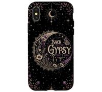 Back to the Gypsy That I Was Celestial Moon Boho Aesthetic Case for iPhone X/XS