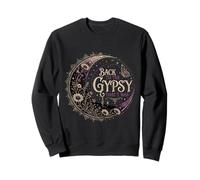 Back to the Gypsy That I Was Celestial Moon Boho Aesthetic Sweatshirt