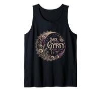 Back to the Gypsy that I was Celestial Moon Boho Aesthetic Tank Top