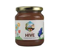 Back to the Hive BLUEBERRY BLOSSOM RAW HONEY 454g, Antioxidant & Mineral Rich, 100% Pure Raw Natural Honey, Unpasteurised, Unfiltered Single Origin, Back to the Hive Raw Honey