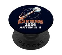 Back to the Moon 2026 Artemis II Rocket Lunar Mission PopSockets Adhesive PopGrip