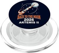 Back to the Moon 2026 Artemis II Rocket Lunar Mission PopSockets PopGrip for MagSafe