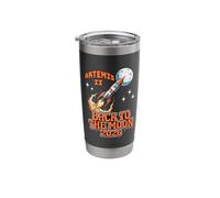 Back to the Moon 2026 Artemis II Rocket Lunar Mission Stainless Steel Insulated Tumbler