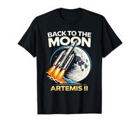 Back to The Moon Artemis II Rocket Space Mission Value Graphic T-Shirt