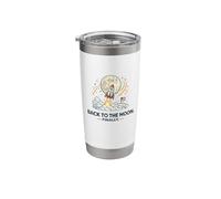 Back to The Moon Finally Rocket Launch Space Stainless Steel Insulated Tumbler