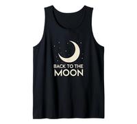 Back to The Moon Space Exploration Human Lunar Mission Tank Top