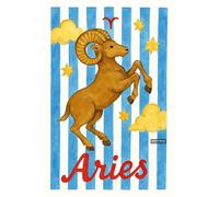 BACK TO VINTAGE Aries - A5 A4 A3 Tarot Card and Zodiac Sign Poster Wall Art Home Decor Featuring Mystical Astrology and Esoteric Symbols for Spiritual Spaces