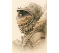 BACK TO VINTAGE Astronaut and Fairy Worlds - A5 A4 A3 Space Poster Wall Art with Planets Stars and Galaxies for Home Office or Educational Interior Decoration (A3 (420x297mm), High-resolution paper)