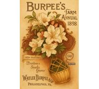 BACK TO VINTAGE BURPEE'S - A5 A4 A3 Retro Advertising Sign Poster with Flower Illustrations and Botanical Descriptions for Wall Decoration (A4 (297x210mm), High-resolution paper)