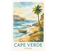 BACK TO VINTAGE Cape Verde - A4 Travel City Poster Wall Art Home Decor Art Print Featuring Iconic Landmarks and Global Destinations for Interiors Inspired by Culture and Exploration