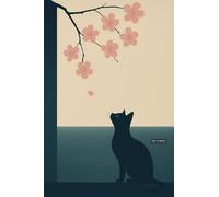 BACK TO VINTAGE Cat Looks at Flowers - A5 A4 A3 Cute Cats and Funny Animals Poster Wall Art Home Decor Art Print Featuring Playful Pets and Adorable Creatures for Living Room