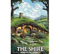 BACK TO VINTAGE Charming Hobbit Hole In The Shire Surrounded By Nature - A4 Poster Featuring Fantasy and Sci Fi Elements Perfect Wall Art for Home or Office Inspiring Stories and Otherworldly Vibes