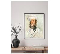 BACK TO VINTAGE Chef Fixed - Cloude Monet, A4 Wall Art,Painter, High Resolution, Home Decor for Living Room, Office, Art, Famous Artists, No Frame Include