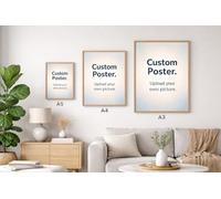 BACK TO VINTAGE Custom Personalized Poster in A5 A4 A3 Size Upload Your Own Picture (A3)