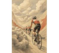 BACK TO VINTAGE Cycling - A5 A4 A3 Poster Wall Art Featuring Various Active Leisure Activities for Home Office or Recreational Space Decoration (A3 (420x297mm), High-resolution paper)