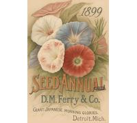 BACK TO VINTAGE D.M. Ferry & Co - A5 A4 A3 Retro Advertising Sign Poster with Flower Illustrations and Botanical Descriptions for Wall Decoration (A4 (297x210mm), High-resolution paper)