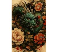BACK TO VINTAGE Dragon - A5 A4 A3 Wildlife Poster Wall Art Featuring Wild Nature Illustration for Interior or Nature Themed Decor (A4 (297x210mm), High-resolution paper)