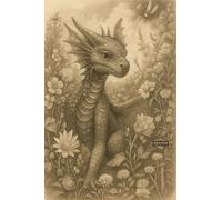 BACK TO VINTAGE Dragon - A5 A4 A3 Wildlife Poster Wall Art Featuring Wild Nature Illustration for Interior or Nature Themed Decor (A5 (210x148mm), High-resolution paper)