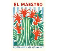 BACK TO VINTAGE EL MAESTRO - A5 A4 A3 Mexico Travel Poster Wall Art Home Decor Art Print Featuring Colorful Landscapes Cultural Heritage and Iconic Mexican Landmarks