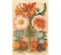 BACK TO VINTAGE Festive Flowers - A5 A4 A3 Poster Wall Art Featuring Illustrations of Flowers and Plants for Home Office or Gallery Wall Decoration (A3 (420x297mm), High-resolution paper)