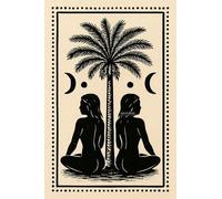 BACK TO VINTAGE GEMINIS - A5 A4 A3 Zodiac Poster A4 Wall Art Celestial Illustration with All Twelve Astrology Signs Stars Moon and Sun for Mystic Cosmic Decor (A5 (210x148mm), High-resolution paper)