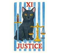 BACK TO VINTAGE JUSTICE - A5 A4 A3 Tarot Card and Zodiac Sign Poster Wall Art Home Decor Featuring Mystical Astrology and Esoteric Symbols for Spiritual Spaces