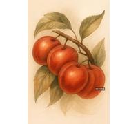 BACK TO VINTAGE Peaches - A5 A4 A3 Fruit and Vegetable Poster Wall Art Featuring Colorful Produce Illustration for Kitchen or Dining Decor (A5 (210x148mm), High-resolution paper)