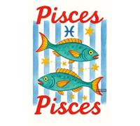BACK TO VINTAGE Pisces - A5 A4 A3 Tarot Card and Zodiac Sign Poster Wall Art Home Decor Featuring Mystical Astrology and Esoteric Symbols for Spiritual Spaces