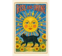 BACK TO VINTAGE RISE AND SHINE - A5 A4 A3 Tarot Card and Zodiac Sign Poster Wall Art Home Decor Featuring Mystical Astrology and Esoteric Symbols for Spiritual Spaces
