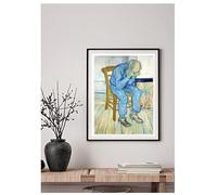 BACK TO VINTAGE Sorrowing Old Man - Van Gogh, A4 Wall Art,Painter, High Resolution, Home Decor for Living Room, Office, Art, No Frame Include