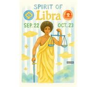 BACK TO VINTAGE SPIRIT OF Libra - A5 A4 A3 Tarot Card and Zodiac Sign Poster Wall Art Home Decor Featuring Mystical Astrology and Esoteric Symbols for Spiritual Spaces