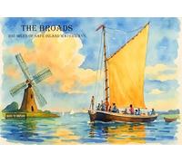 BACK TO VINTAGE The Broads Afloat - A4 Travel City Poster Wall Art Home Decor Art Print with Iconic Landmarks and Global Views for Culture Inspired