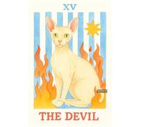 BACK TO VINTAGE THE DEVIL - A5 A4 A3 Tarot Card and Zodiac Sign Poster Wall Art Home Decor Featuring Mystical Astrology and Esoteric Symbols for Spiritual Spaces