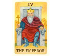 BACK TO VINTAGE THE EMPEROR - A5 A4 A3 Tarot Card and Zodiac Sign Poster Wall Art Home Decor Featuring Mystical Astrology and Esoteric Symbols for Spiritual Spaces